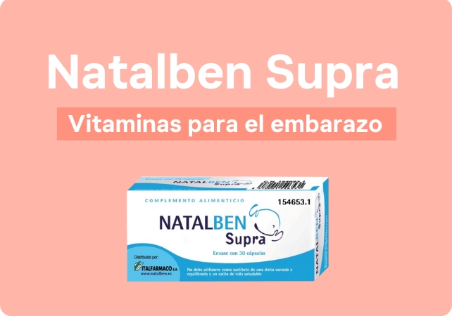 Ayuda al embarazo con el complemento Natalben Supra